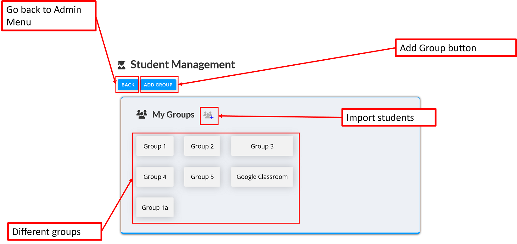 StudentManagement Groups