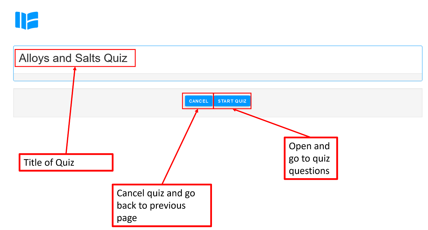 Student Quiz Intropage